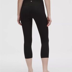 Lululemon Athletica Black High-Waisted Cropped Leggings